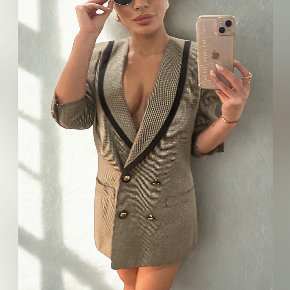 Vintage Kasper for ASL Blazer with Black Lining